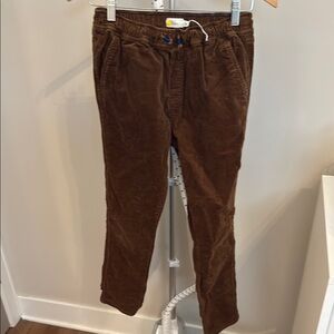 Mini Boden Kids Brown Pull-On Corduroy Pants